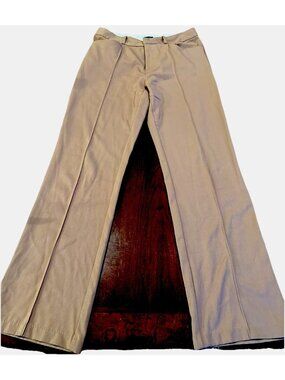 Tangents Womens Size 9/10 Camel Colored Trousers Wide Leg